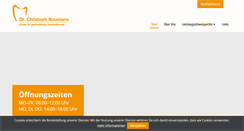 Desktop Screenshot of drcneumann.de
