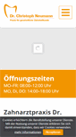 Mobile Screenshot of drcneumann.de
